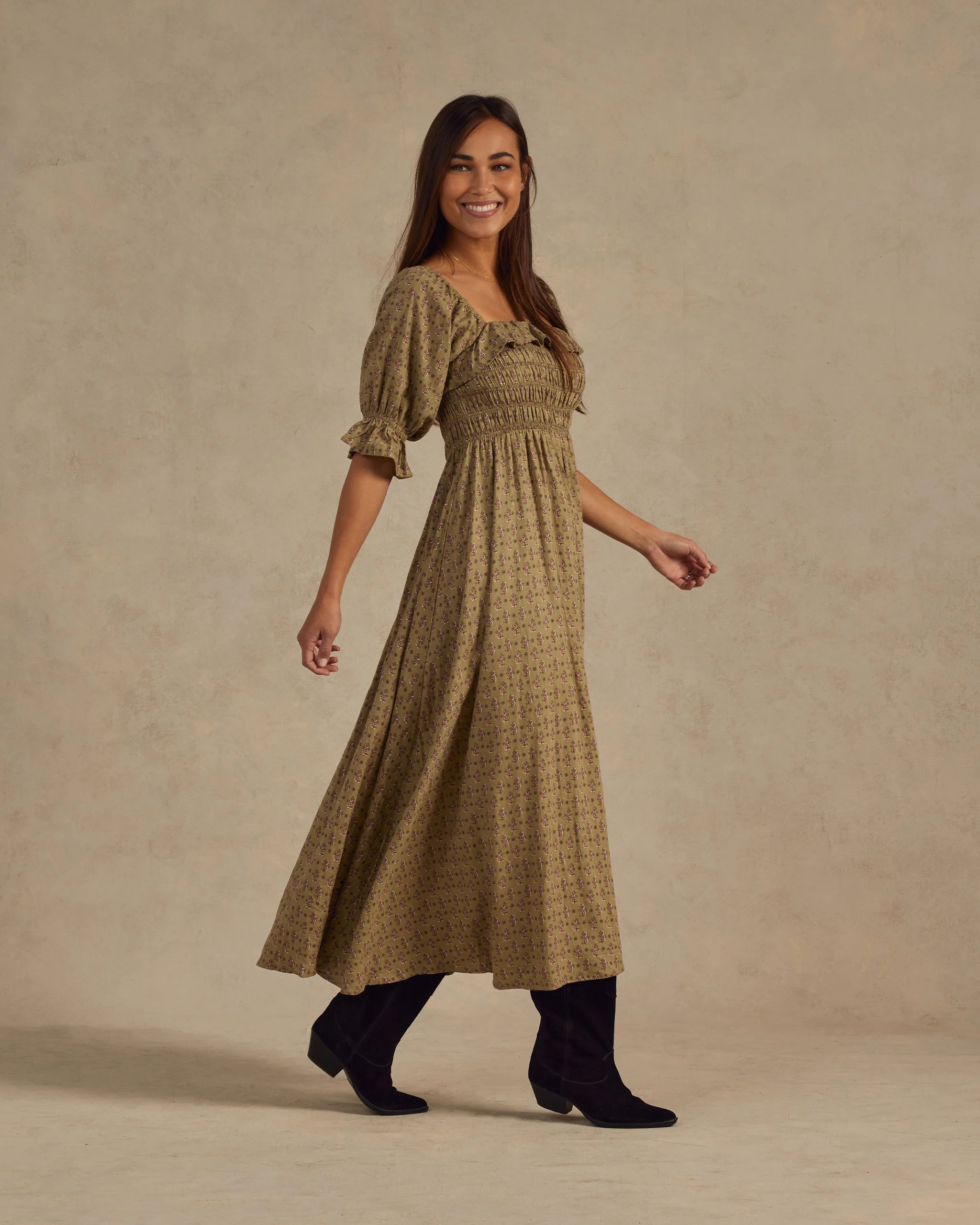 Birdie Dress | Flower Block | Rylee + Cru