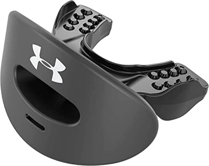 Under Armour Lip Gaurd for Football, Football Mouth Guard With Strap, Football Mouthpiece, Full M... | Amazon (US)