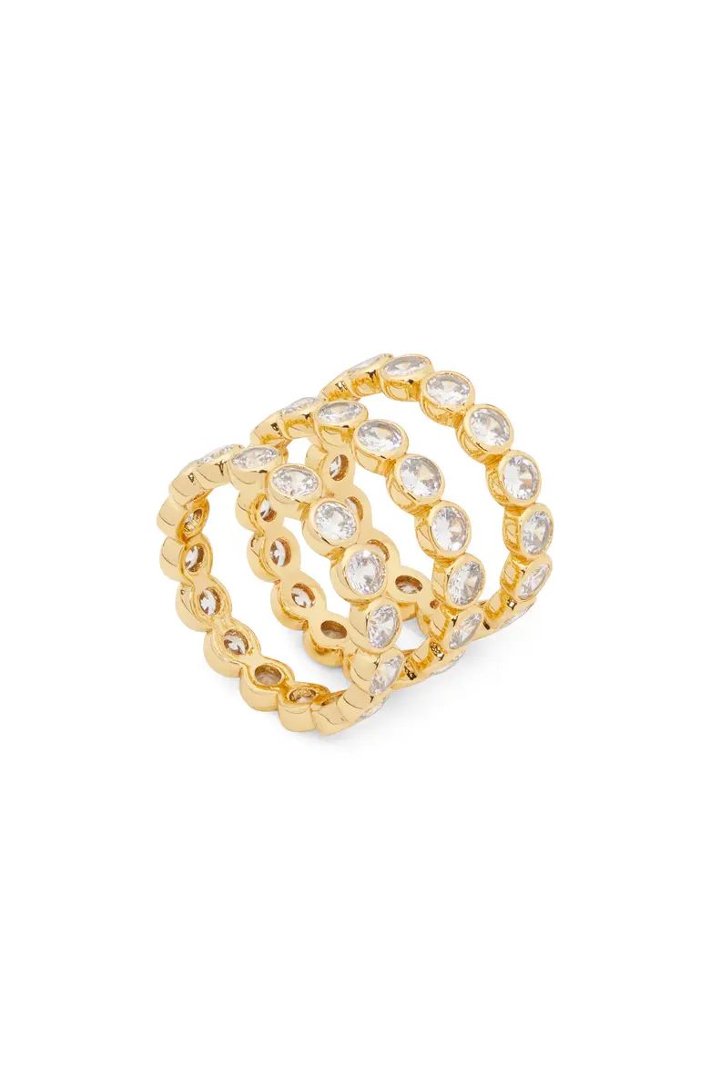 kate spade new york on the dot set of three stacking rings | Nordstrom | Nordstrom