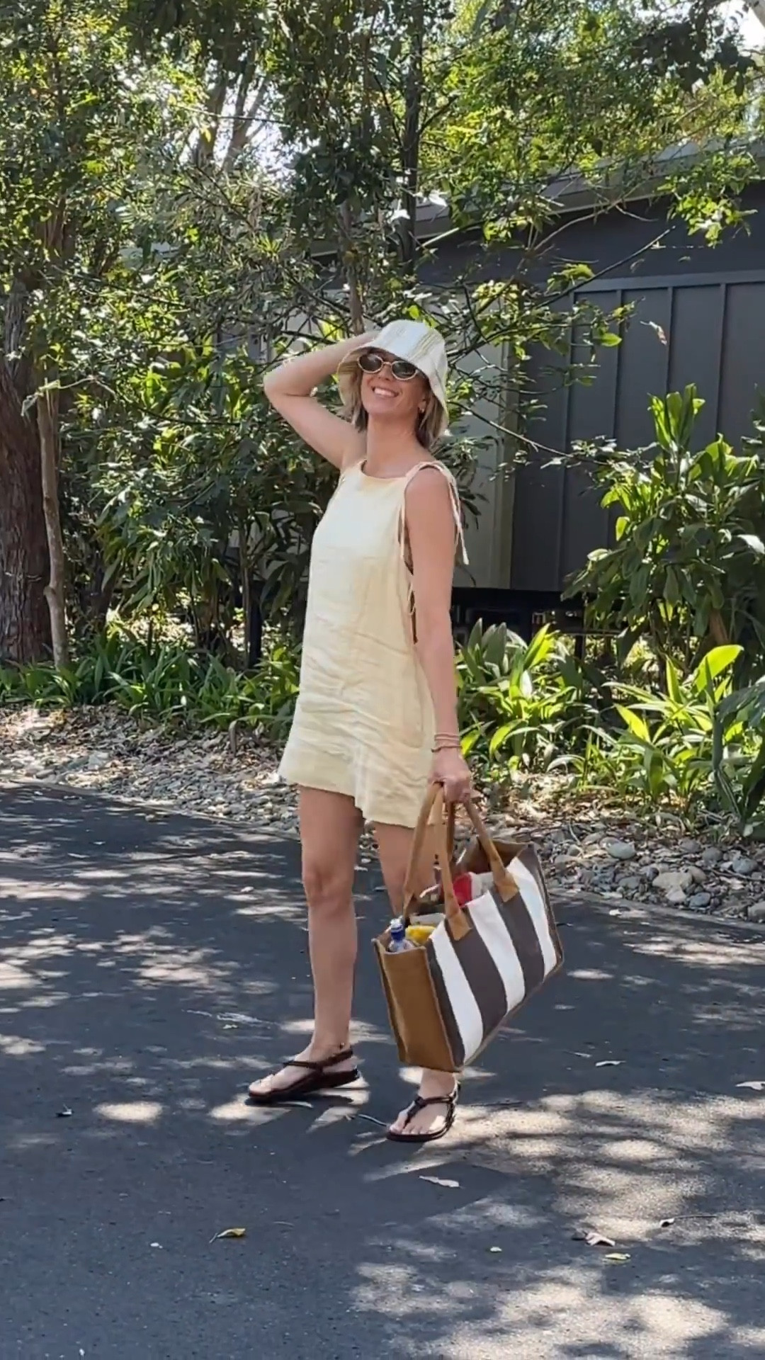 Holiday vibes 🍋 

#shiftdress #minidress #lemonfashion #lemonoutfit #buckethat #summerhat 

#LTKaustralia #LTKspring #LTKtravel