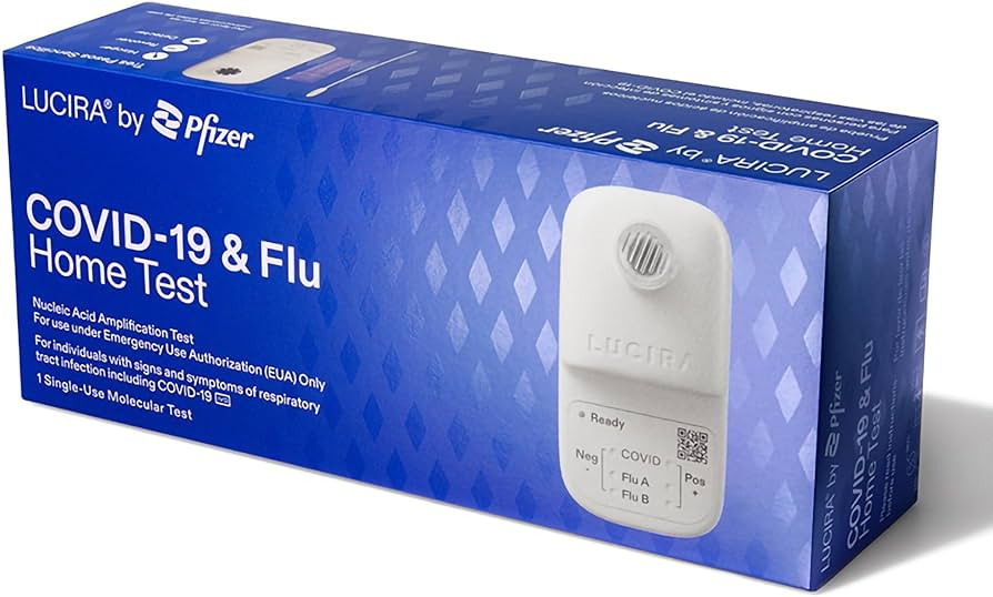LUCIRA® by Pfizer COVID-19 & Flu Home Test, First and Only at-Home Molecular Test for COVID-19 a... | Amazon (US)