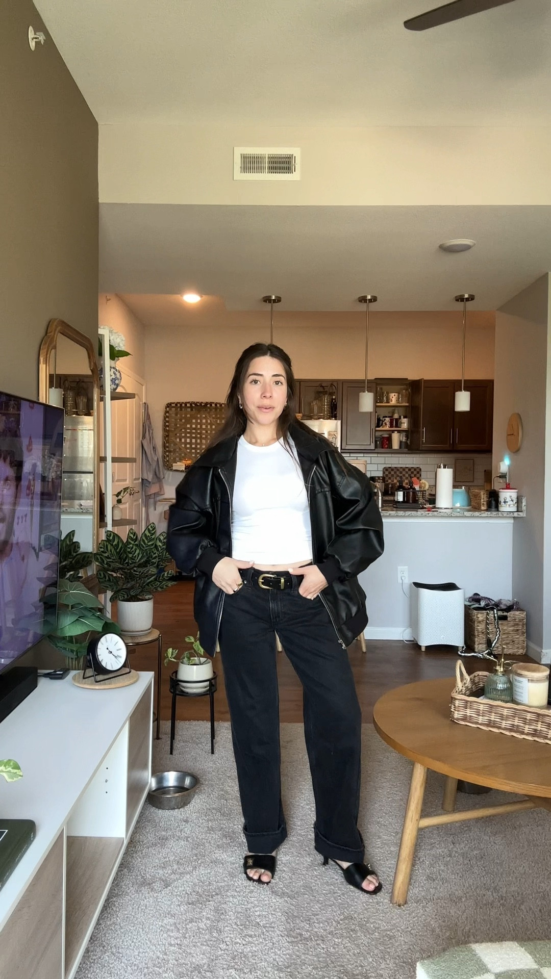 Day to night outfit change 🫶🏻🖤 

#LTKFindsUnder100 #LTKShoeCrush #LTKPetite