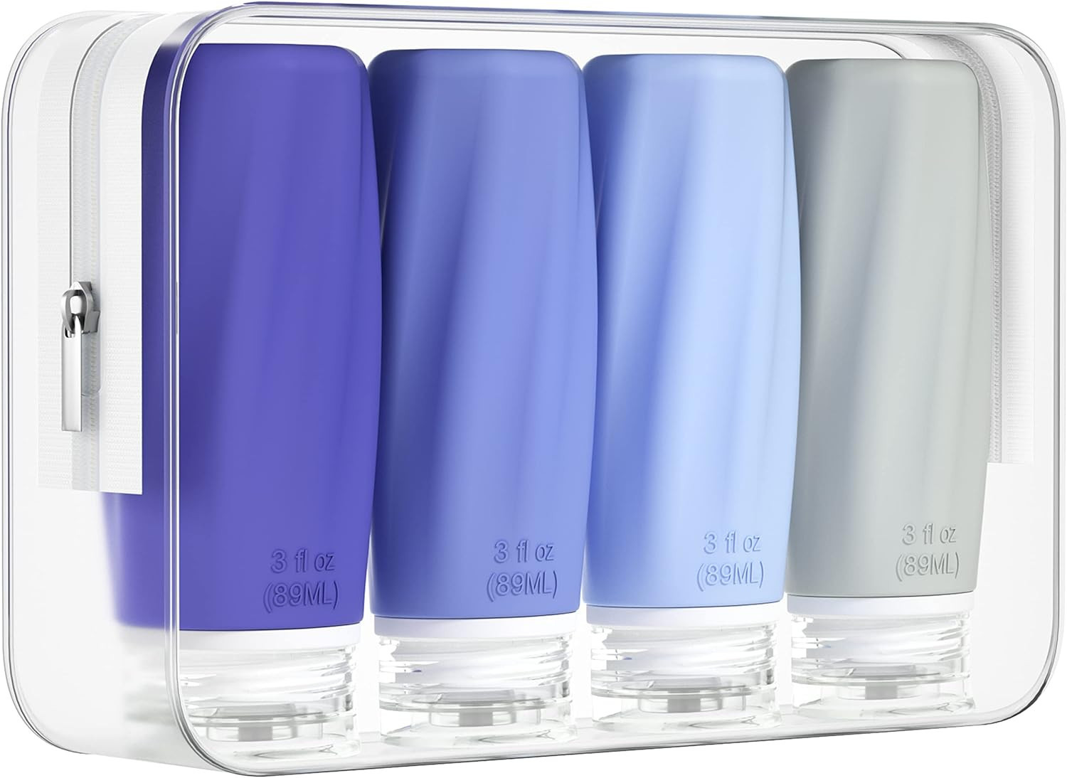 Morfone Travel Bottles for Toiletries, 3oz Tsa Approved Travel Size Containers Leak Proof Squeeza... | Amazon (US)