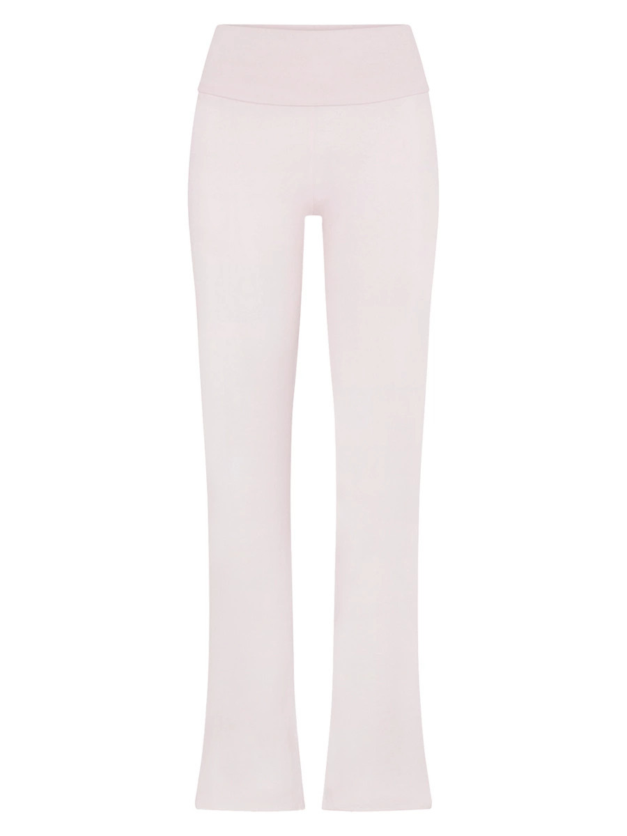 Women's Cotton Jersey Foldover Pants - Barely Pink - Size XXXL | Saks Fifth Avenue