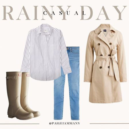 Casual rainy day, rainy day, rainy day outfit, casual rainy day outfit, Hunter rain boot, rain boots, warm weather rainy day outfit

#liketkit #LTKstyletip #LTKSeasonal