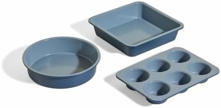 Our Place Wonder Oven Baker’s Kit, 3-Piece Round, Square & Muffin Pan Set | Amazon (US)