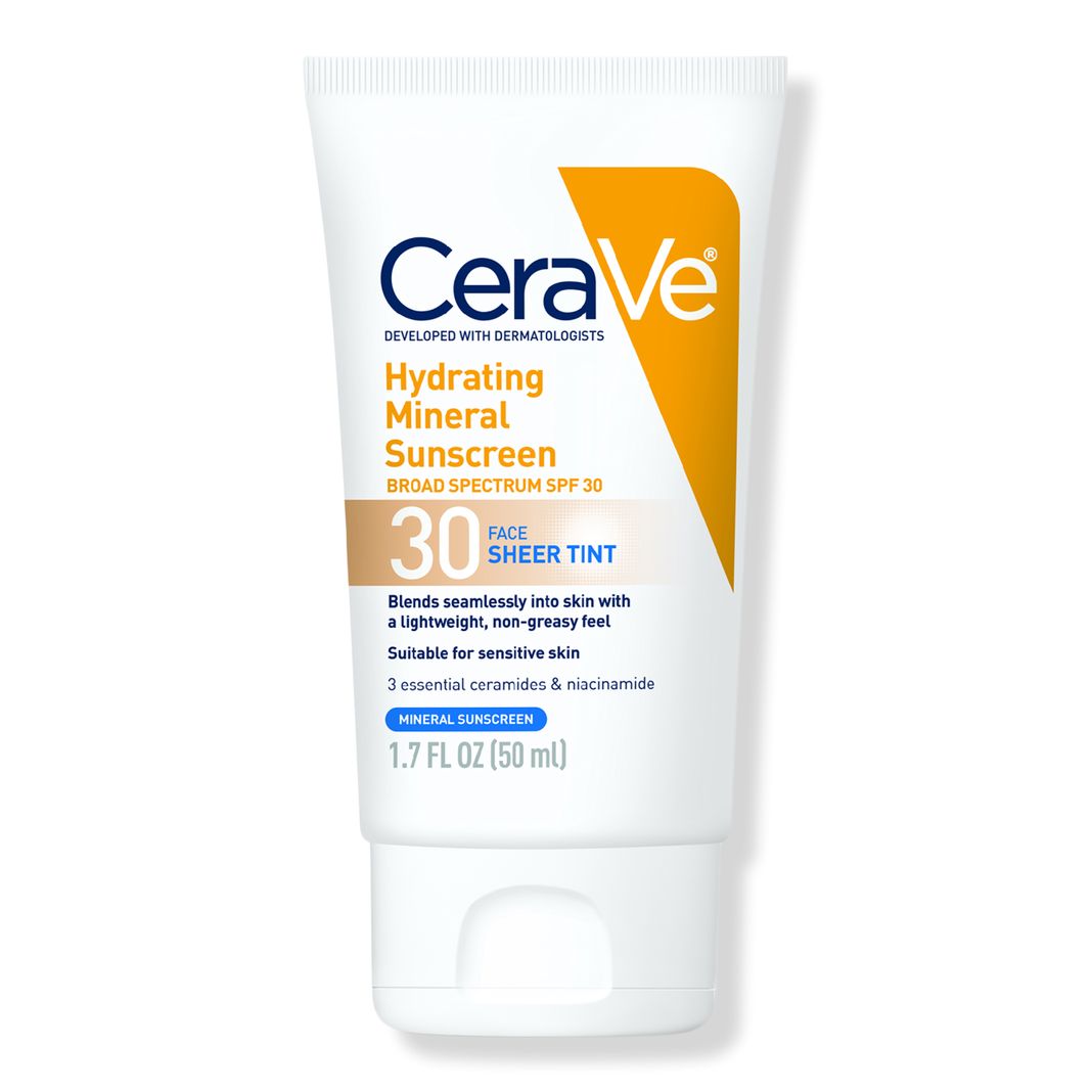 Hydrating Mineral Sunscreen Face Lotion with Sheer Tint SPF 30 | Ulta