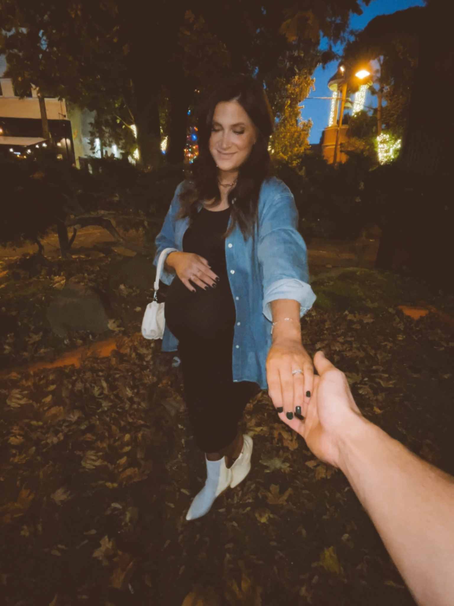 Last date night before baby girls arrival 💕💖 
#morginm #maternityoutfit 