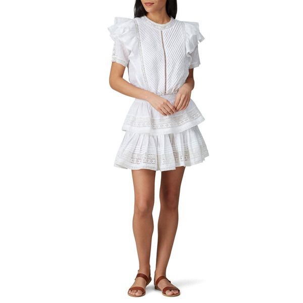 Maia Bergman Mery Dress white | Rent the Runway