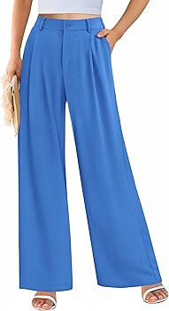 PRETTYGARDEN Wide Leg Pants for Women Trendy 2025 Fall High Waisted Business Casual Outfits Work ... | Amazon (US)