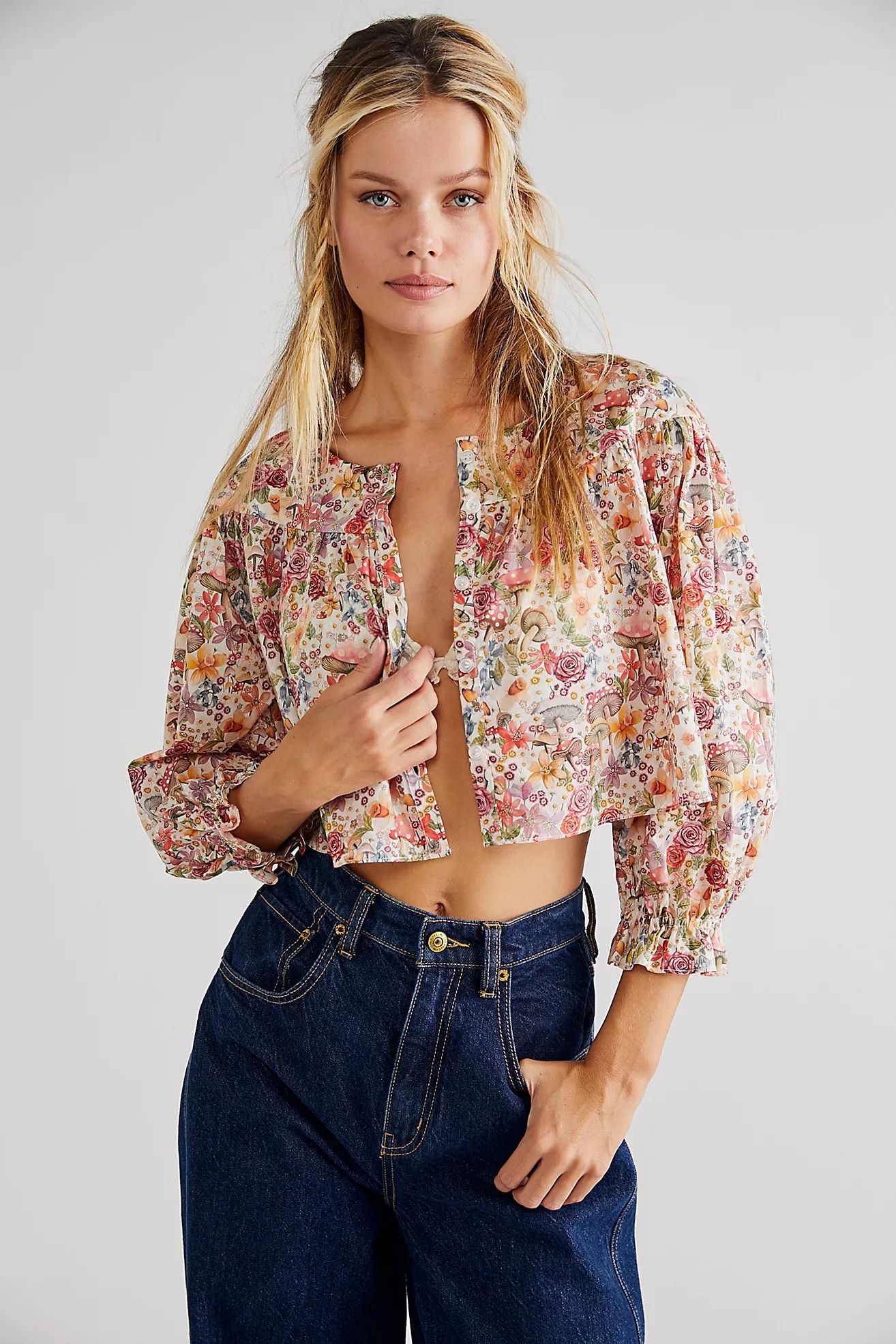 For Love & Lemons Theodora Crop Top | Free People (Global - UK&FR Excluded)