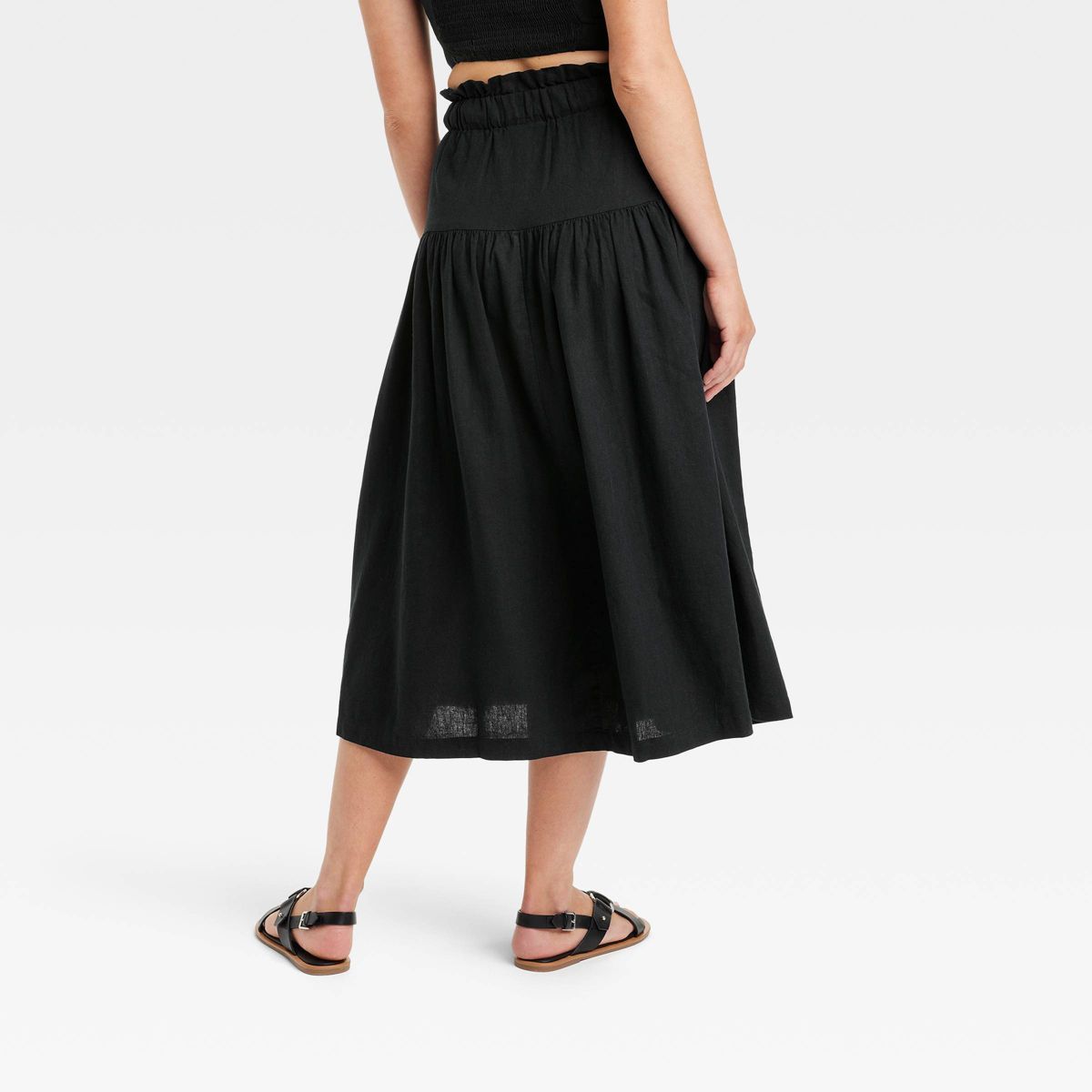 Women's Tie Waist Midi Skirt - Universal Thread™ | Target