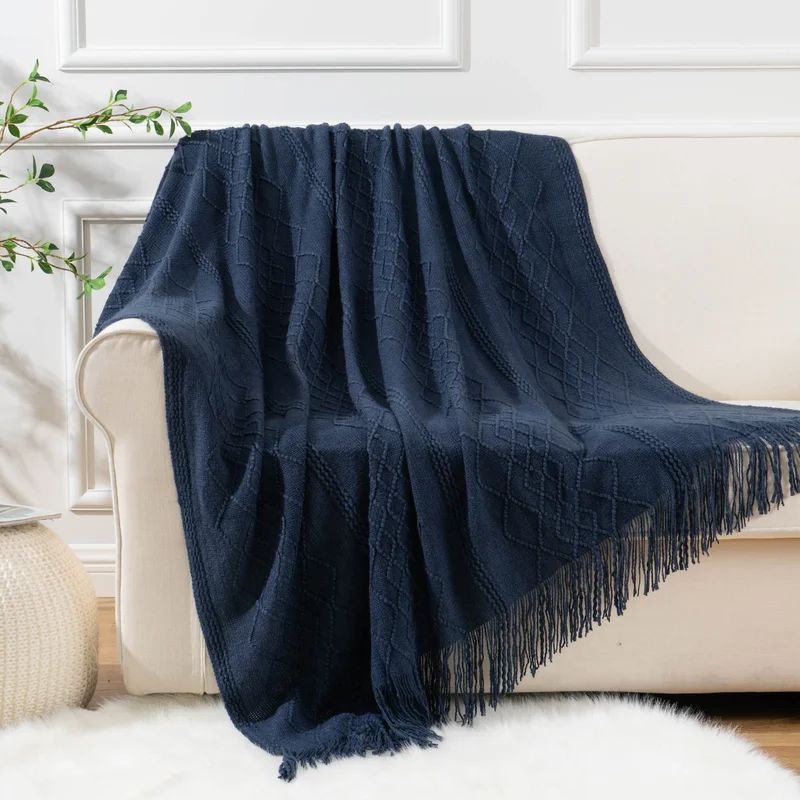 Halfeti Knitted Throw Blanket | Wayfair North America