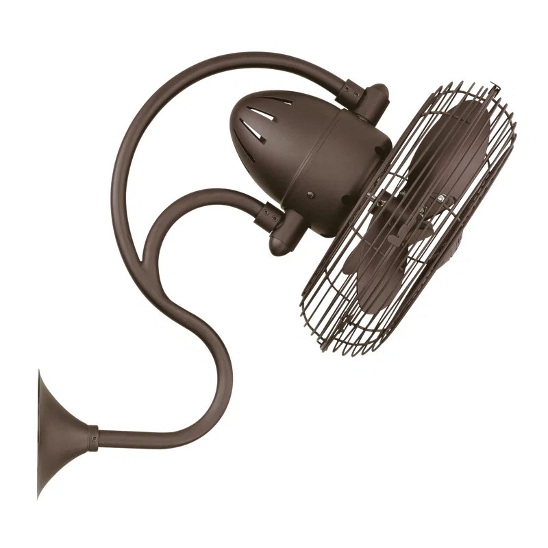 Matthews Fan Company  13" Oscillating Wall Mounted Fan | Wayfair North America