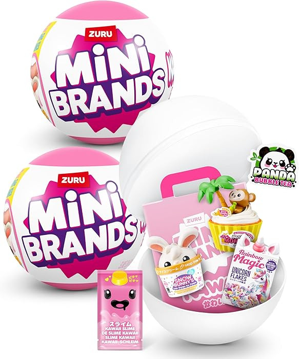 Mini Brands Kawaii Capsule by ZURU, Surprise Kawaii collectable minis, Blind Packaging, Japanese ... | Amazon (US)