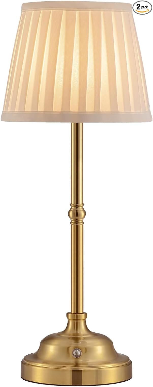 Mr. White Cordless Wireless Rechargeable Touch Battery Operated LED Dimmable Powered Table Lamp f... | Amazon (US)