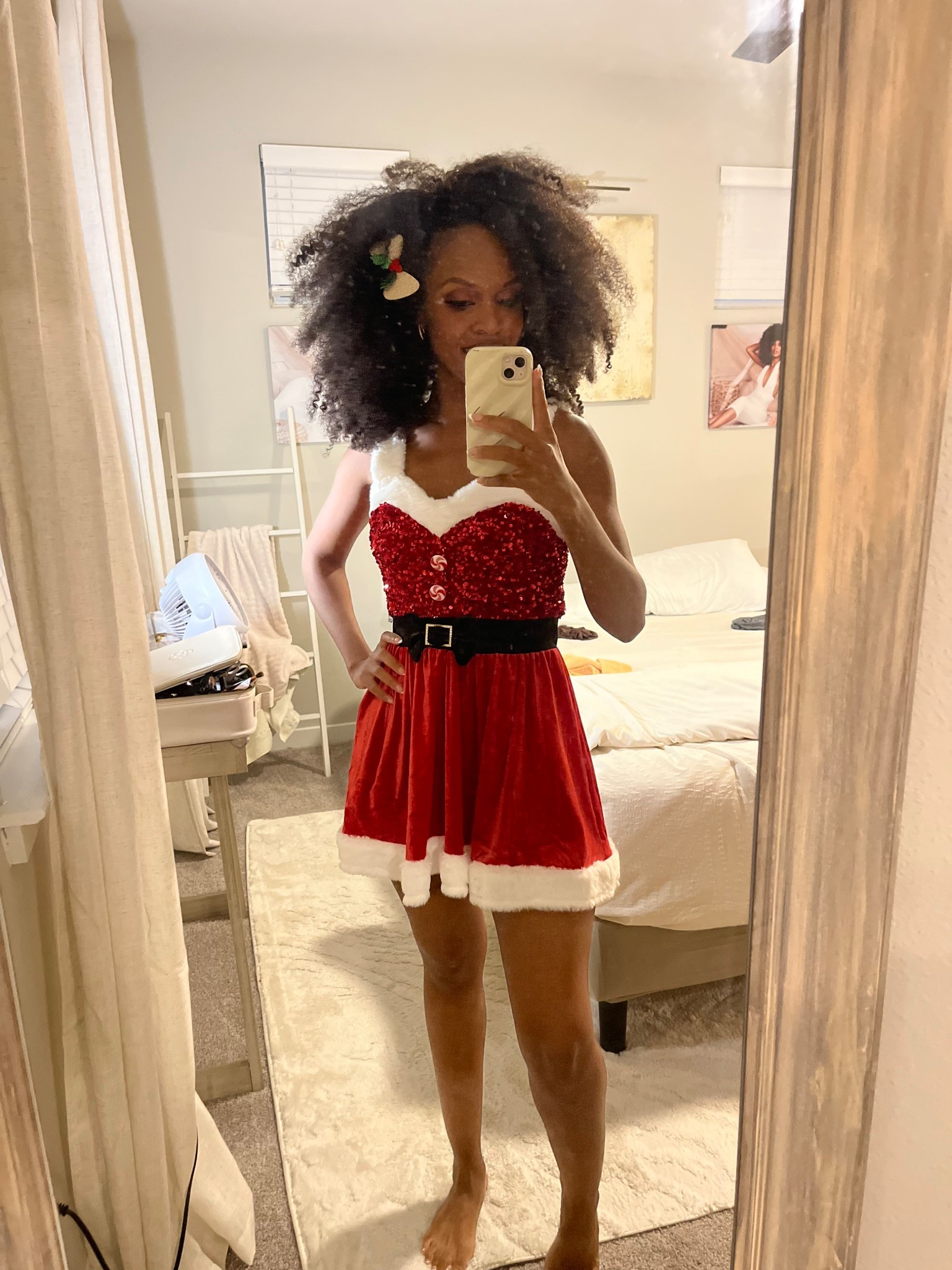 Santa dress from Walmart. 

#LTKHoliday #LTKootd #LTKgrwm