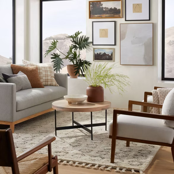 Hawthorne Dash Shag Rug Chocolate - Threshold™ designed with Studio McGee | Target