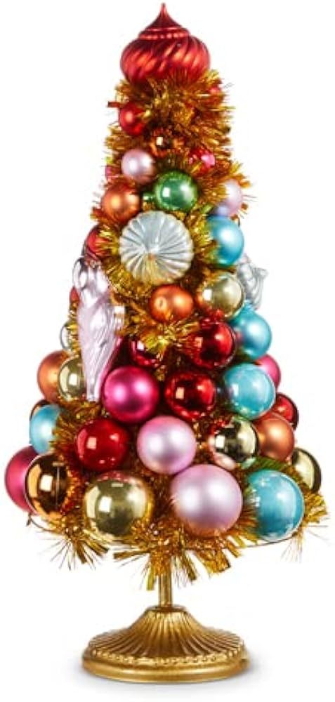 Raz Imports 2023 Charming Holiday 18" Ornament Tree On Pedestal | Amazon (US)