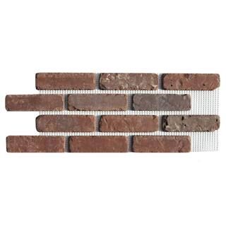 Old Mill Brick Brickwebb Boston Mill Thin Brick Sheets - Flats (Box of 5 Sheets) - 28 in. x 10.5 ... | The Home Depot