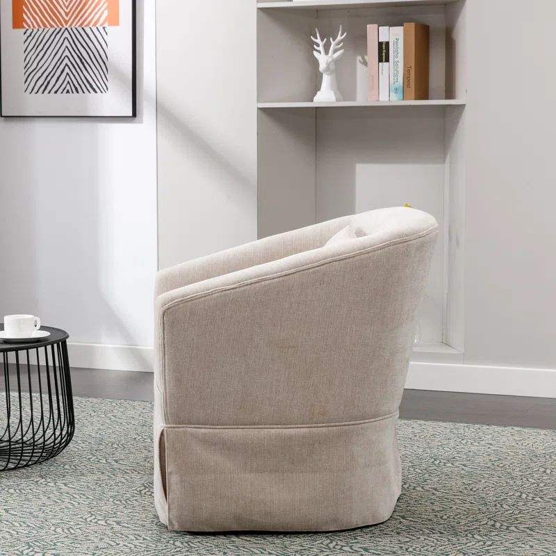 Mald Upholstered Swivel Armchair | Wayfair North America