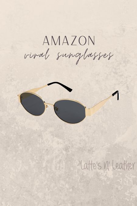 Amazon viral sunglasses!  Designer lookalike for only $15! #amazon #sunglasses 

#LTKstyletip #LTKfindsunder50
