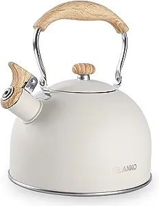 Tea Kettle, BELANKO 85 OZ / 2.5 Liter Whistling Tea Kettle, Tea Pots for Stove Top Food Grade Sta... | Amazon (US)