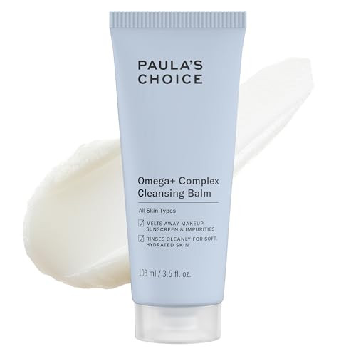 Paula's Choice Omega Complex Face Cleansing Balm, Double Cleanse Face Wash & Gentle Daily Makeup Remover, Suitable for Dry & Sensitive Skin, Mineral Oil-Free, & Fragrance-Free, 3.5 Fl Oz | Amazon (US)