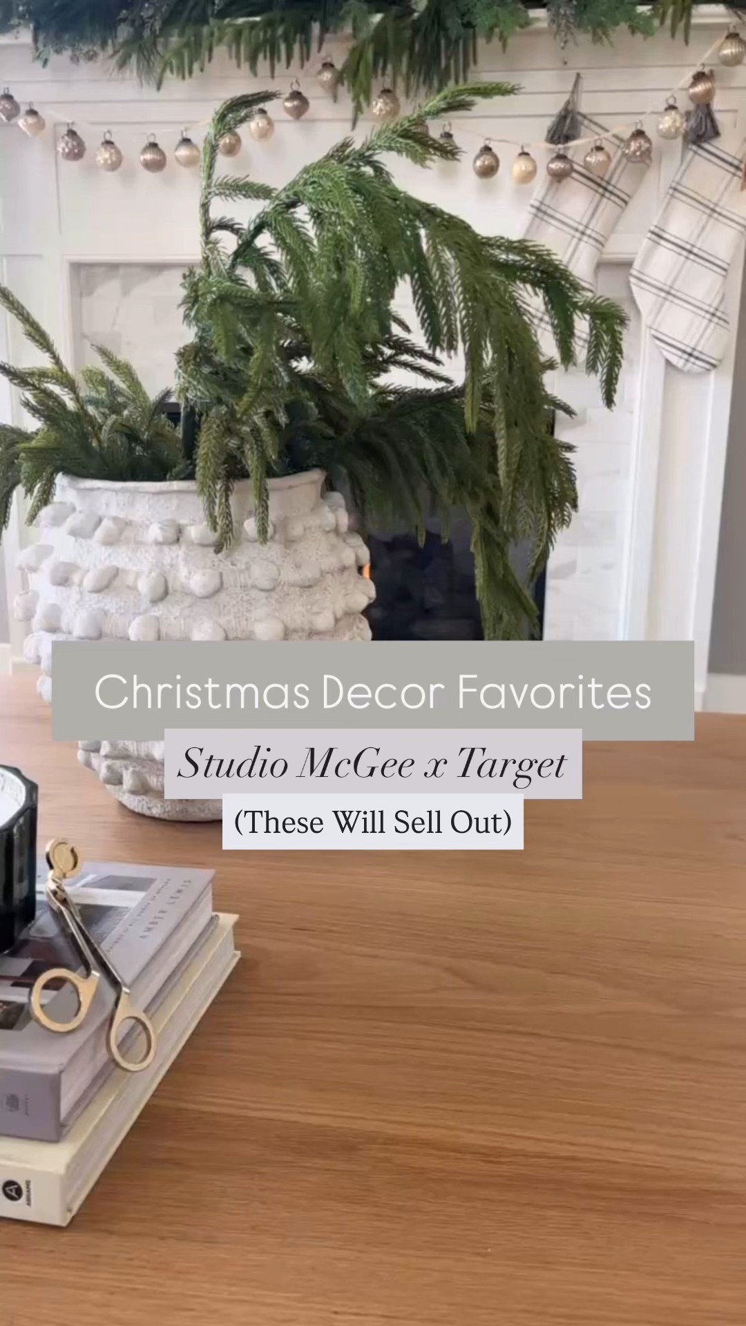 Studio McGee x Target Christmas Decor featuring garlands, bows, Christmas ornaments, candle sticks, wreaths, stockings, etc#LTKFinds #LTKFavorites #HomeStyleDaily 

#LTKHome #LTKSeasonal #LTKHome #LTKFamily