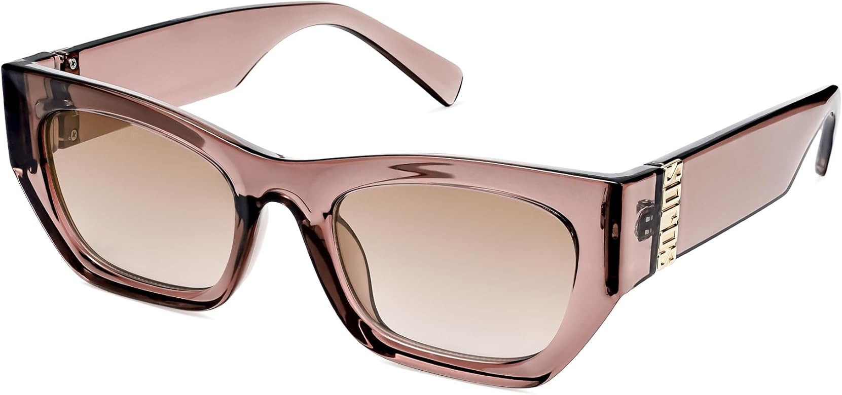 SOJOS Trendy Rectangle Cateye Sunglasses Womens Mens UV400 Fashion Chic Chunky Shades SJ2296 | Amazon (US)