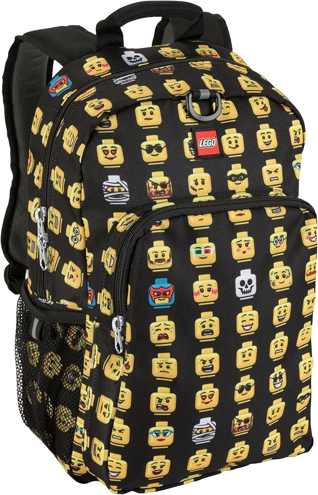 LEGO Iconic Prints Kids School Backpack Bookbag, for Travel, On-the-Go, Back to School, Boys and ... | Amazon (US)