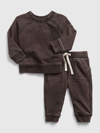 Baby Two-Piece Sweat Outfit Set | Old Navy (US)