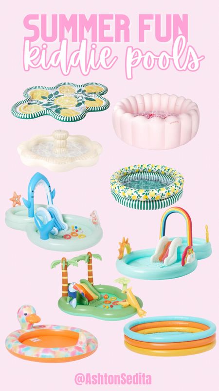 Summer Fun!! Target has so many options of cute kiddie pools to make your kids summer a blast!!! 

#LTKkids #LTKfamily #LTKbaby
