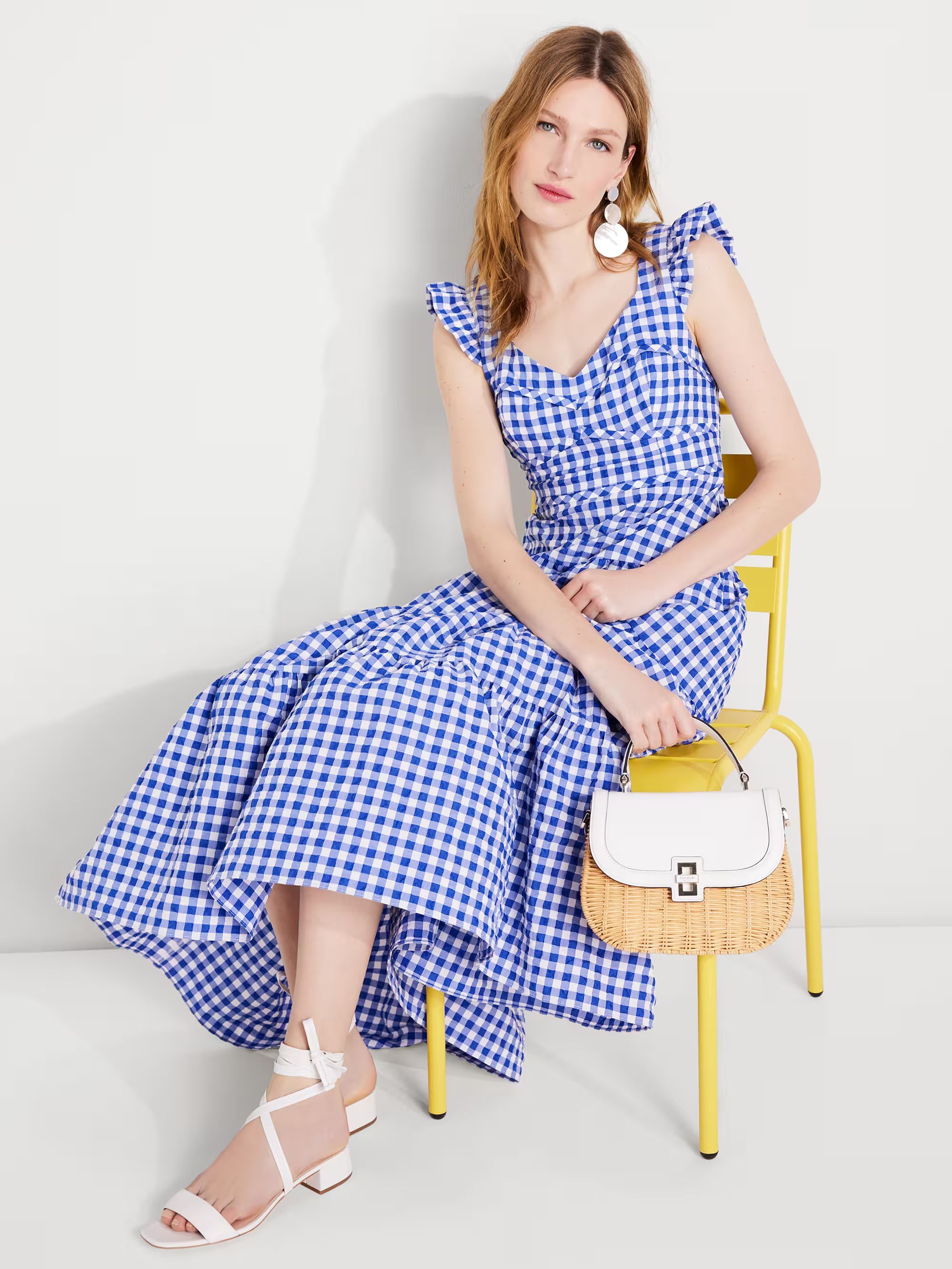 Gingham Tiered Dress | Kate Spade (US)
