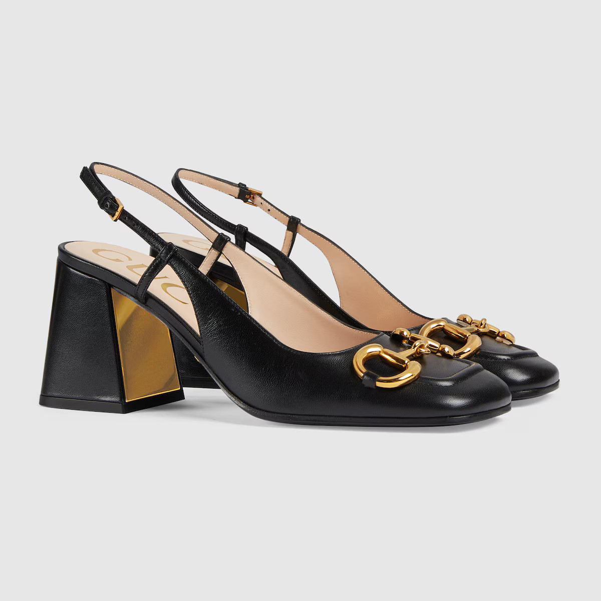 Gucci Women's mid-heel slingback with Horsebit | Gucci (US)