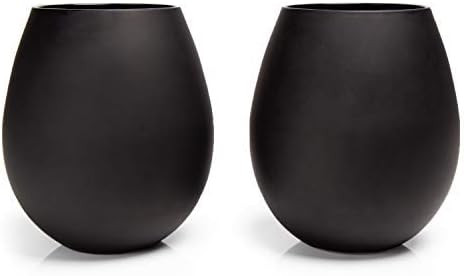 Premium XL Stemless Jumbo Wine Glass Set – Oversized Wine Glasses, Each Holds an Entire Whole B... | Amazon (US)