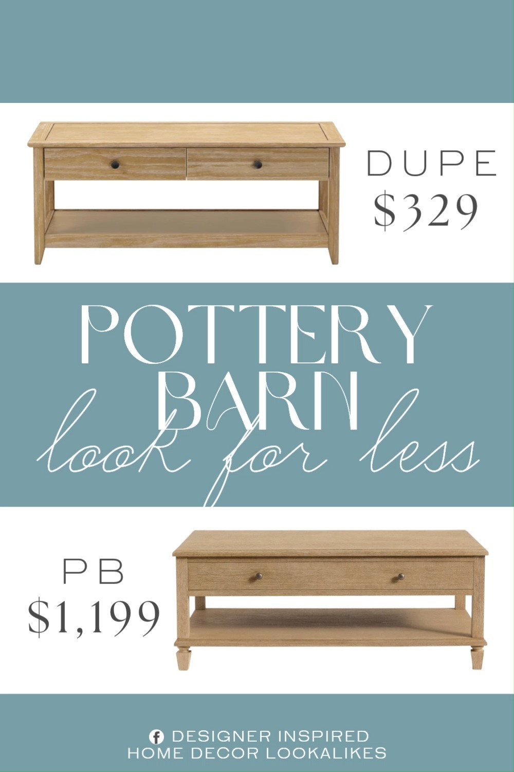 Inspired by Pottery Rectangular Coffee Table. Rectangular Wood Coffee Table. Rustic Modern Coffee Table. Solid Wood Center Table. Natural Wood Coffee Table. Farmhouse Living Room Table. Contemporary Wood Table. Oak Finish Center Table. 

Home more affordable option find copy cat similar look for less budget friendly affordable cheap cheaper beautiful pretty. Clearance sale coupon code discount code promo code luxury lookalike look a like Inspo inspiration inspired by idea ideas Love like these? I share multiple every day in my FB group.
#potterybarninspired #coffeetable #centertable #livingroomtable #woodentable #furniturefinds #livingroominspo #modernfarmhouse  

 #LTKHome