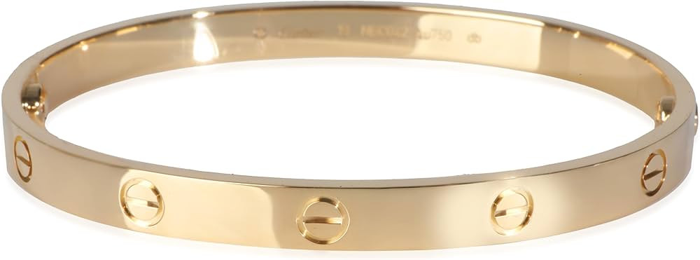 Amazon.com: Cartier, Pre-Loved Love Bracelet, Yellow Gold, 19 cm : Luxury Stores | Amazon (US)