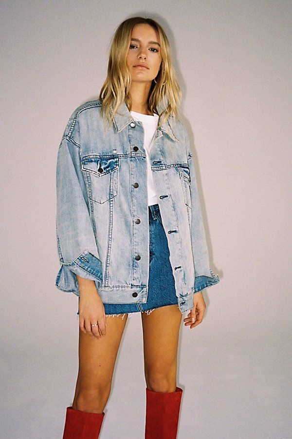 Levi's Baggy Denim Trucker Jacket by Levi's at Free People | Free People