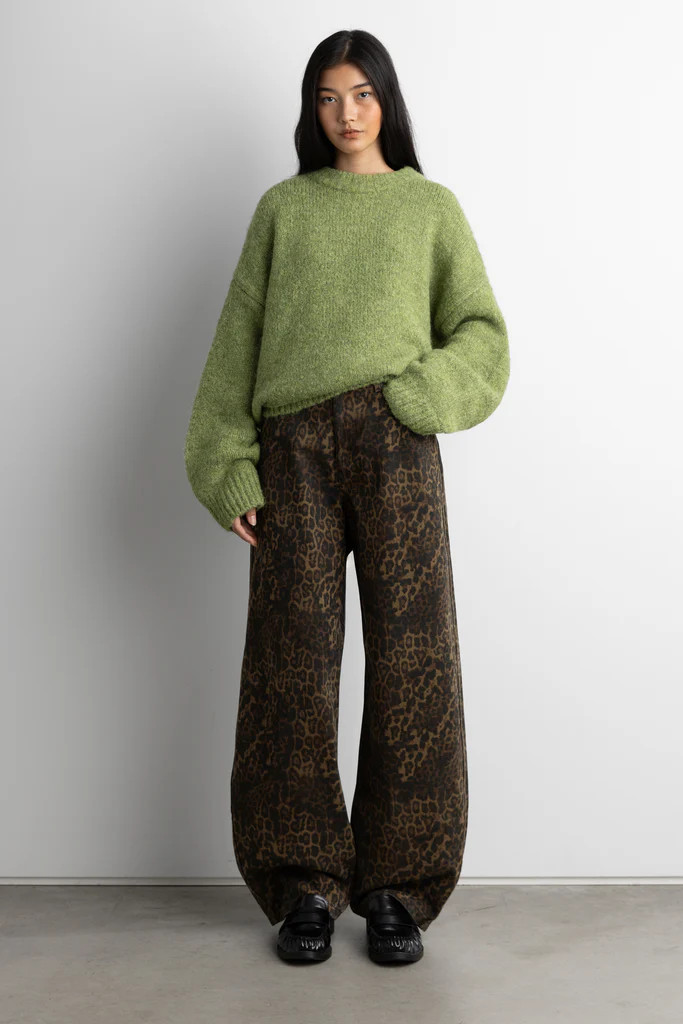 LEOPARD PRINT JEAN | OAK + FORT