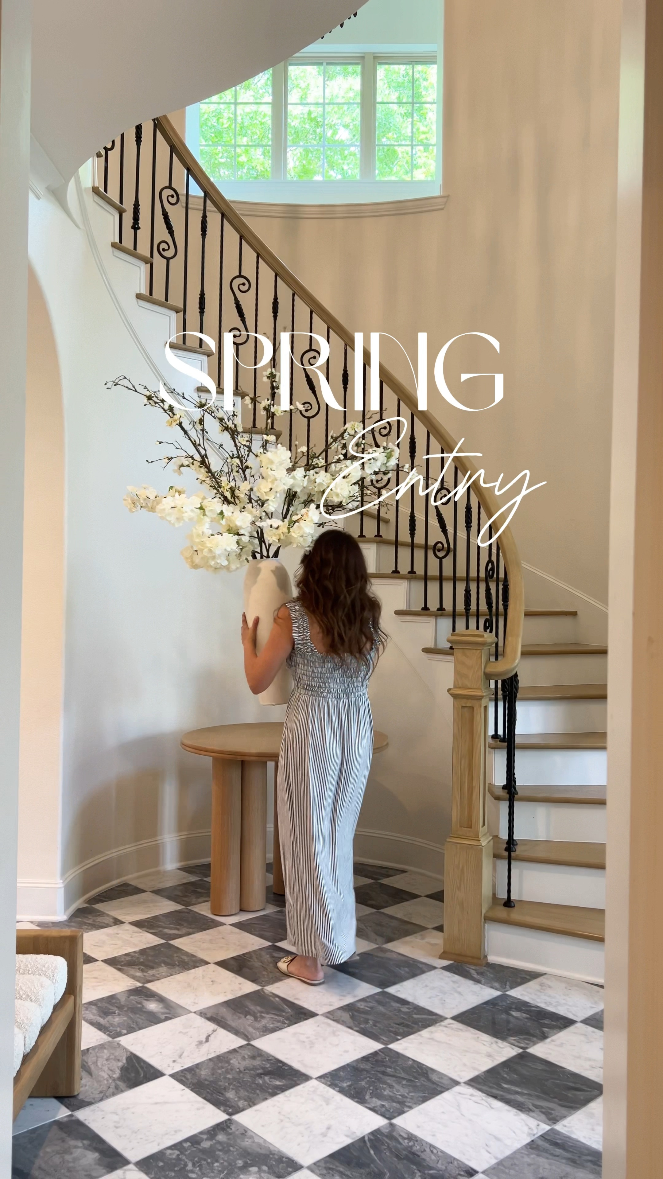 Spring Entry including my new Afloral stems!  Our entryway table is on major sale 

#LTKhome #LTKstyletip #LTKfamily