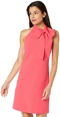 Vince Camuto Women's Sleeveless Halter Tie Neck Shift Mini Dress | Amazon (US)