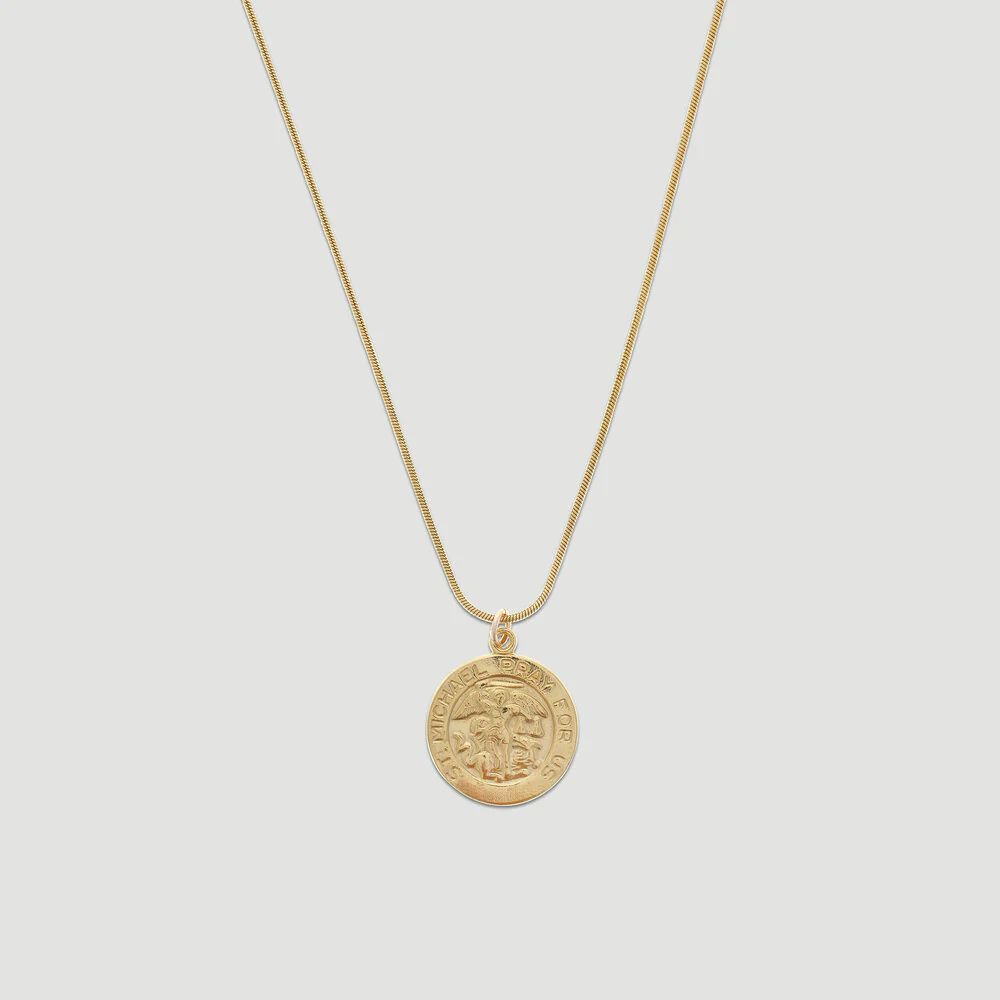 st. michael coin necklace | Cuffed by Nano