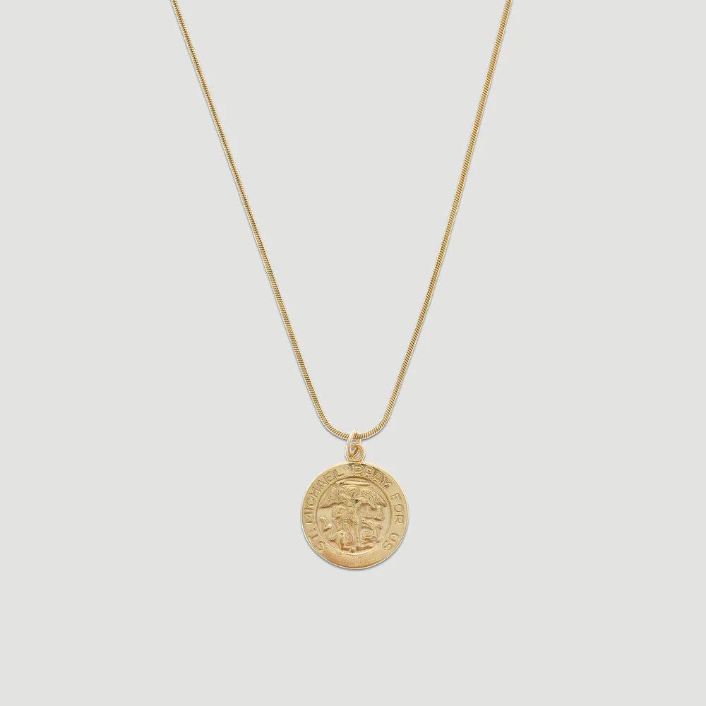 st. michael coin necklace | Cuffed by Nano