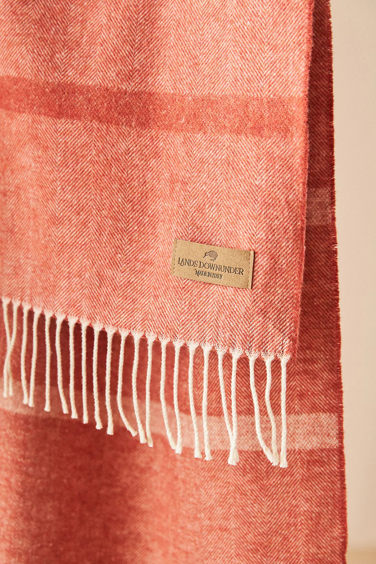 Lands Downunder Montauk Stripe Herringbone Throw | Anthropologie (US)