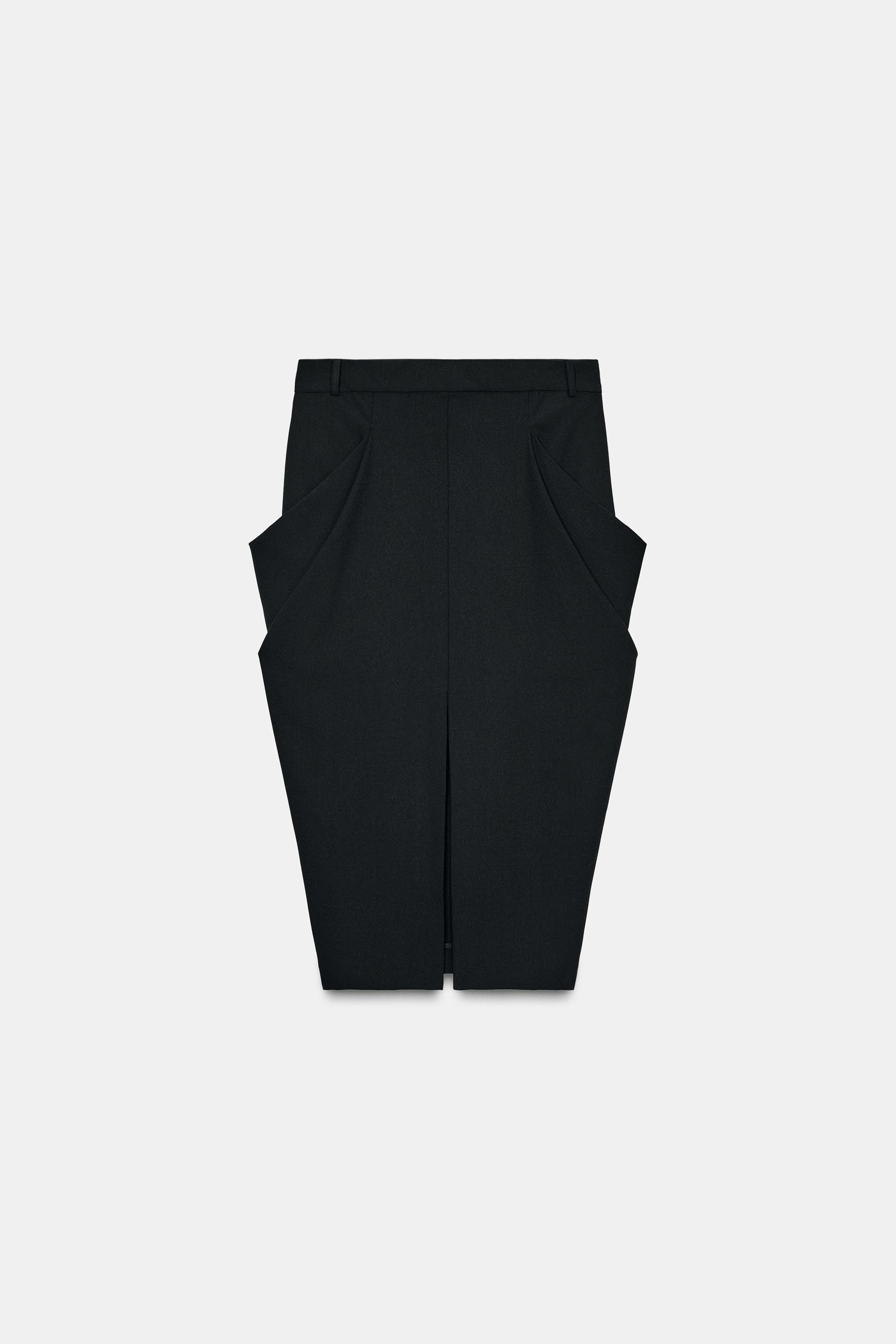 DRAPED POCKET SKIRT ZW COLLECTION | Zara US