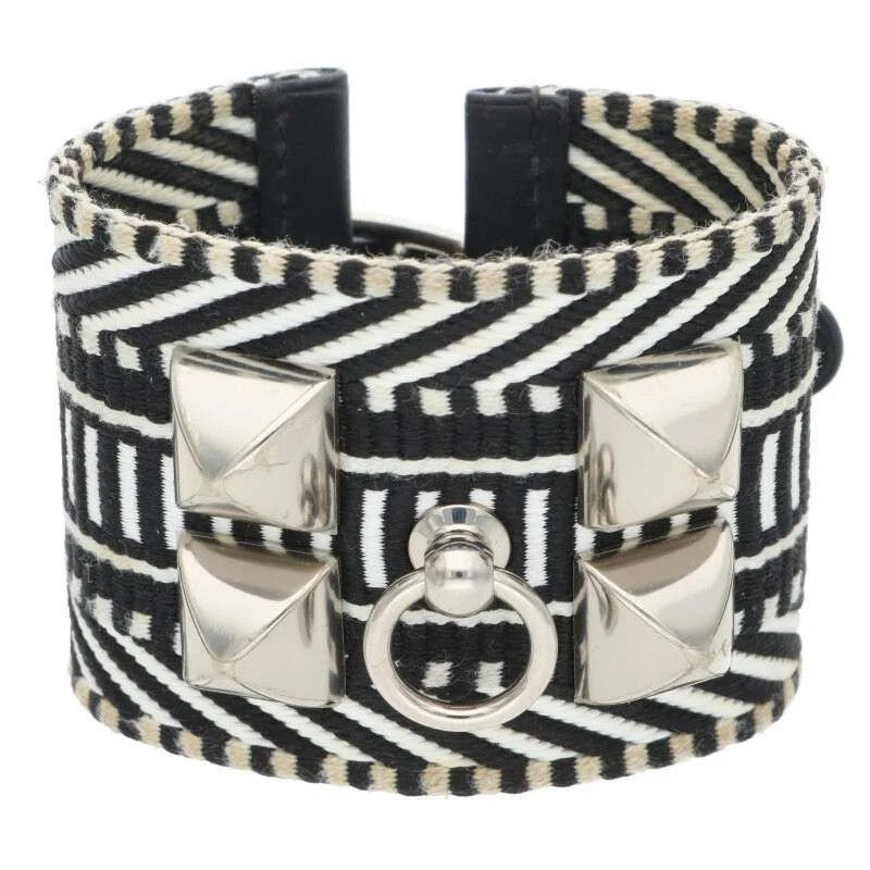 Hermes Collierd Chien Caval Canvas And Leather Bracelet | Shop.app