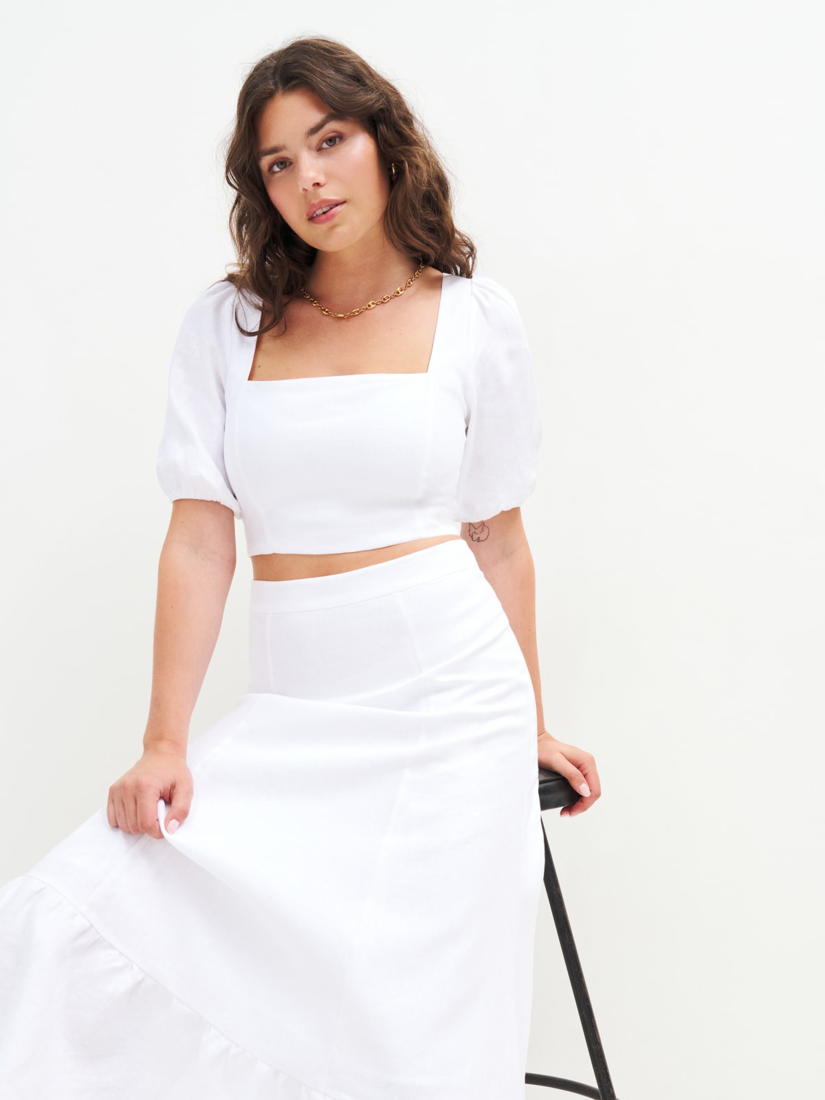 Yucca Linen Two Piece | Reformation (Global)