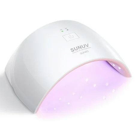Nail Lamp SUNUV Gel UV Light Nail Dryer for Gel Nail Polish Curing Lamp with Sensor 2 Timers SUN9C P | Walmart (US)