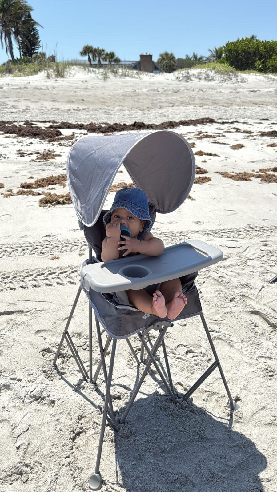 We love this high chair for beach days with Koa! Shaded and easy to clean

#LTKTravel #LTKKids #LTKBaby